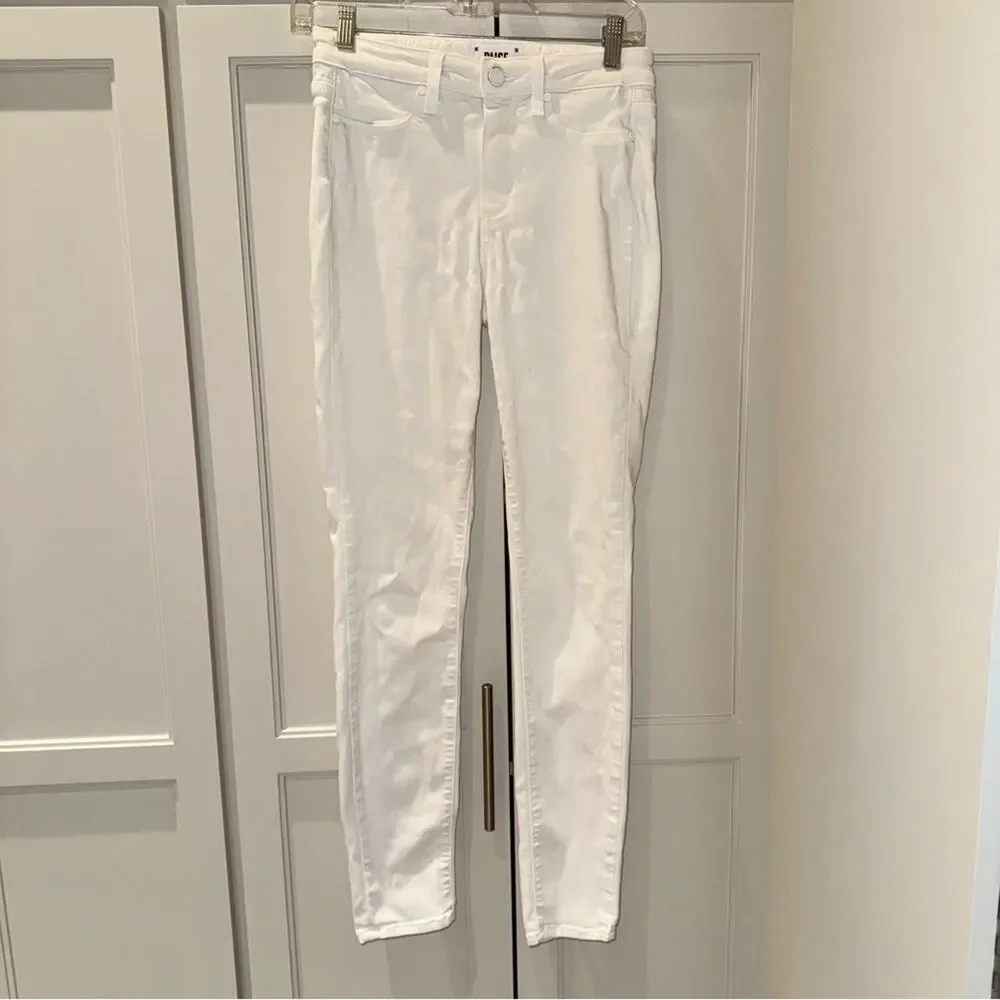 Paige Jeans Hoxton Ultra Skinny White Mist 26